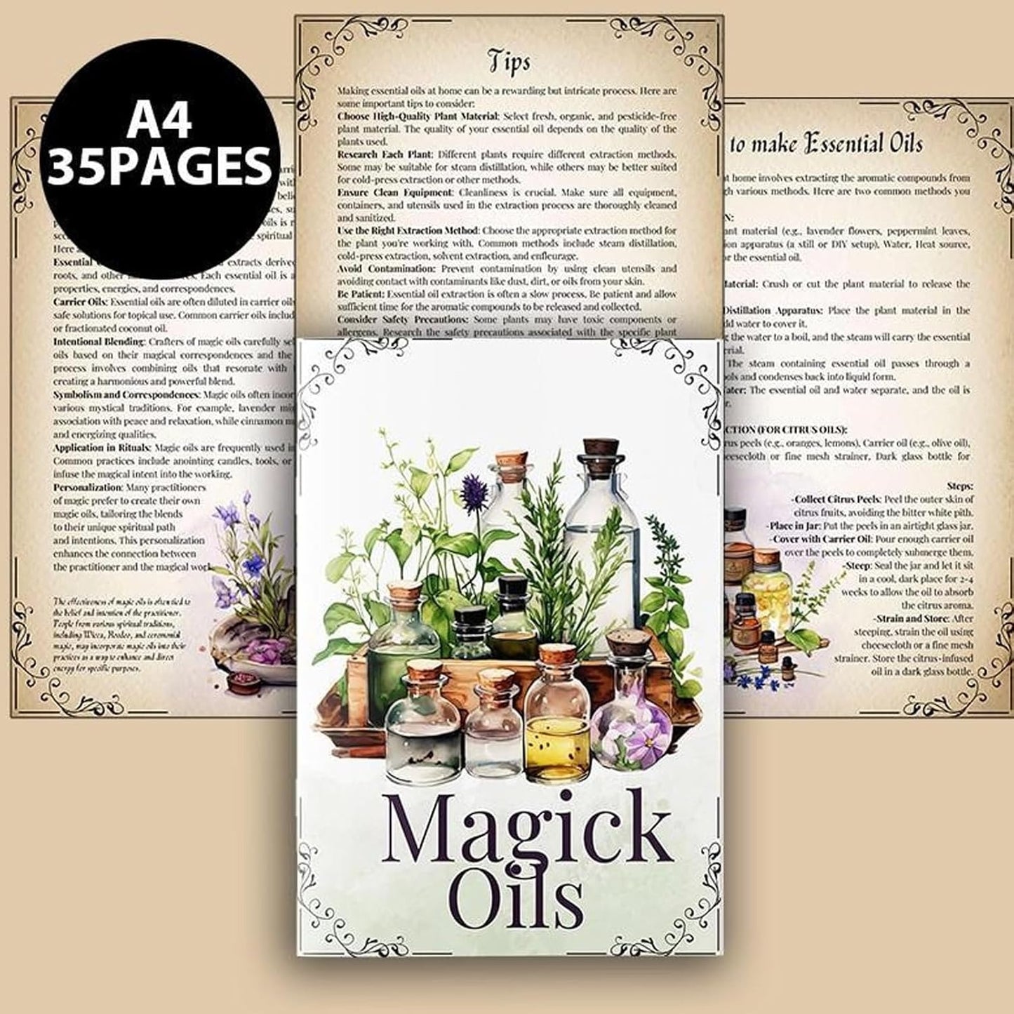 Magick Oils Quick Reference Book