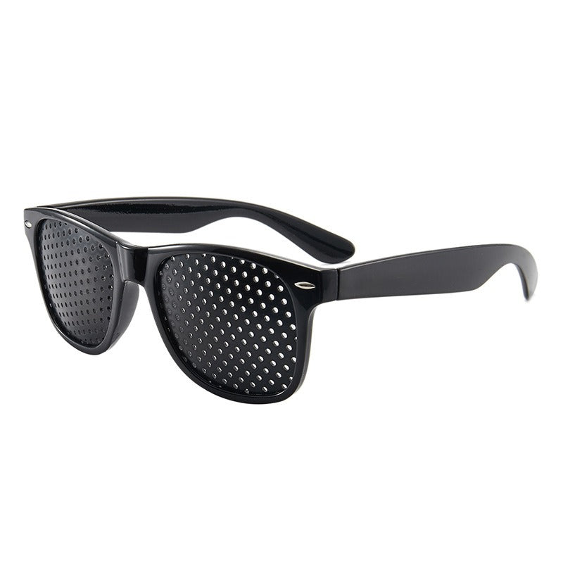 Pin Hole Eye Anti-Fatigue Vision Correction Glasses