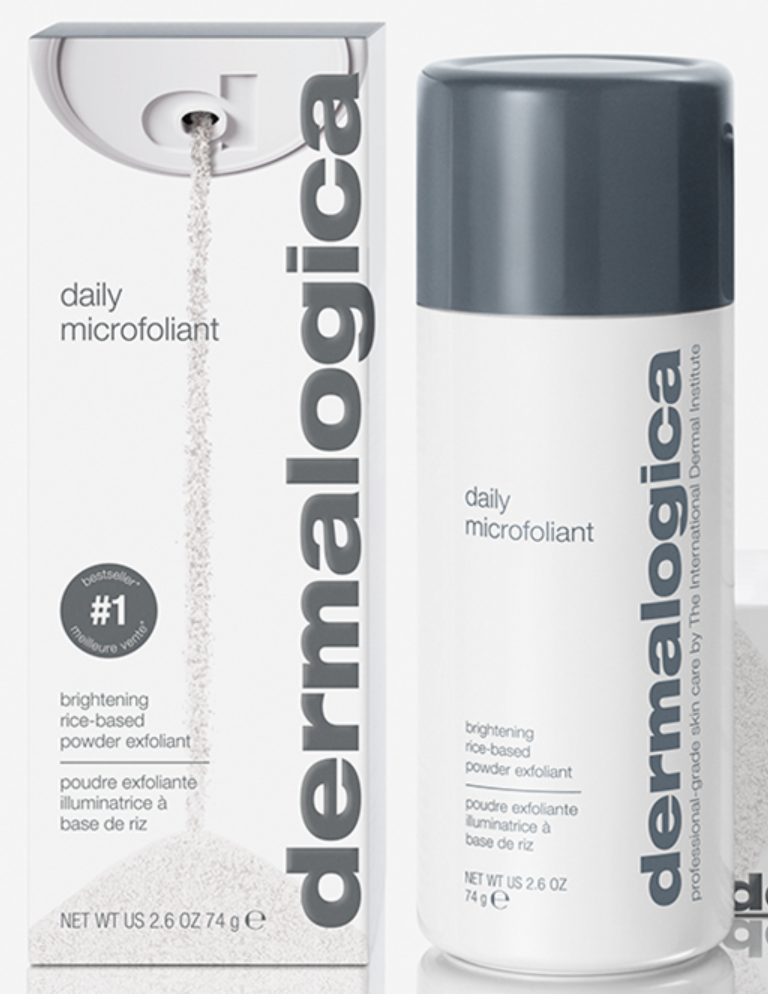 Daily Microfoliant, FaceExfoliator Scrub Powder with SalicylicAcid and Papaya Enzyme, AchieveBrighter, Smoother Skin Daily