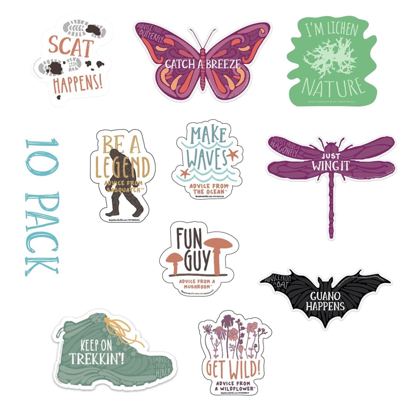 Best Sellers Mix - 10 Stickers