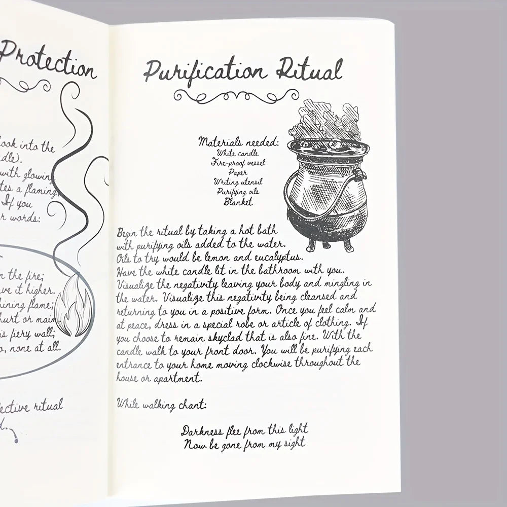 Old Witch Spells Book