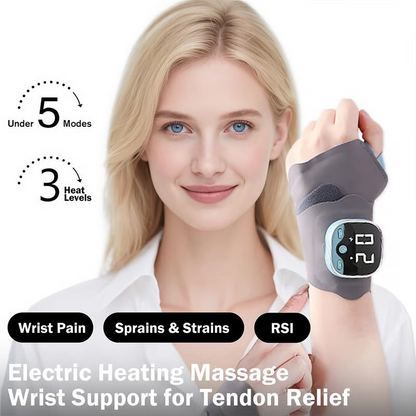 9 Levels Electric Heating Wrist Guard Vibration Massage