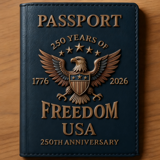250th Anniversary of Freedom USA Passport Holder