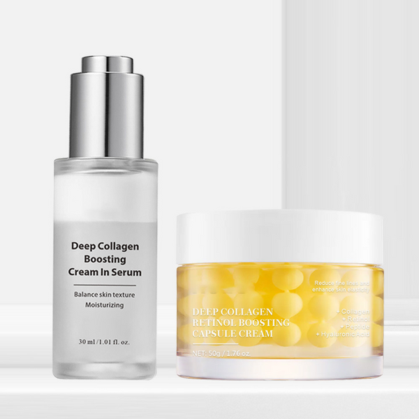 ✨Glazed Skin Collagen Duo | Heavy Cream + Volufiline Serum, Full, Smooth and Glowing Skin