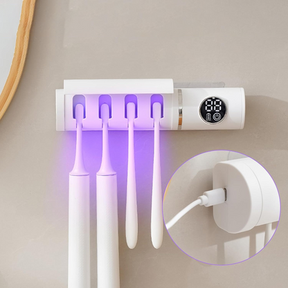 Wall Mounted Toothbrush Holder Sterilizer