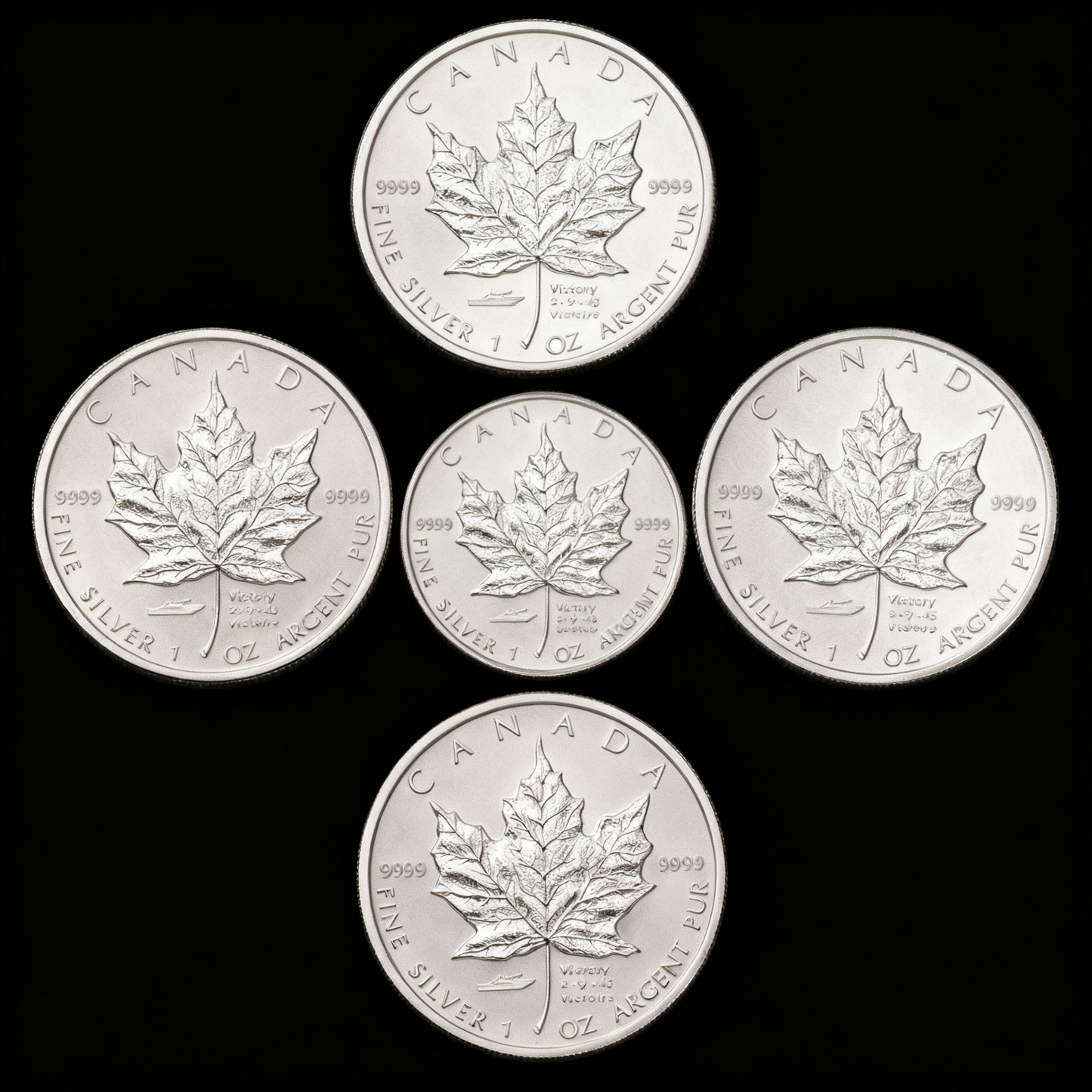 Canada Maple Leaf - 1 Troy Ounce .9999 Silver Coin