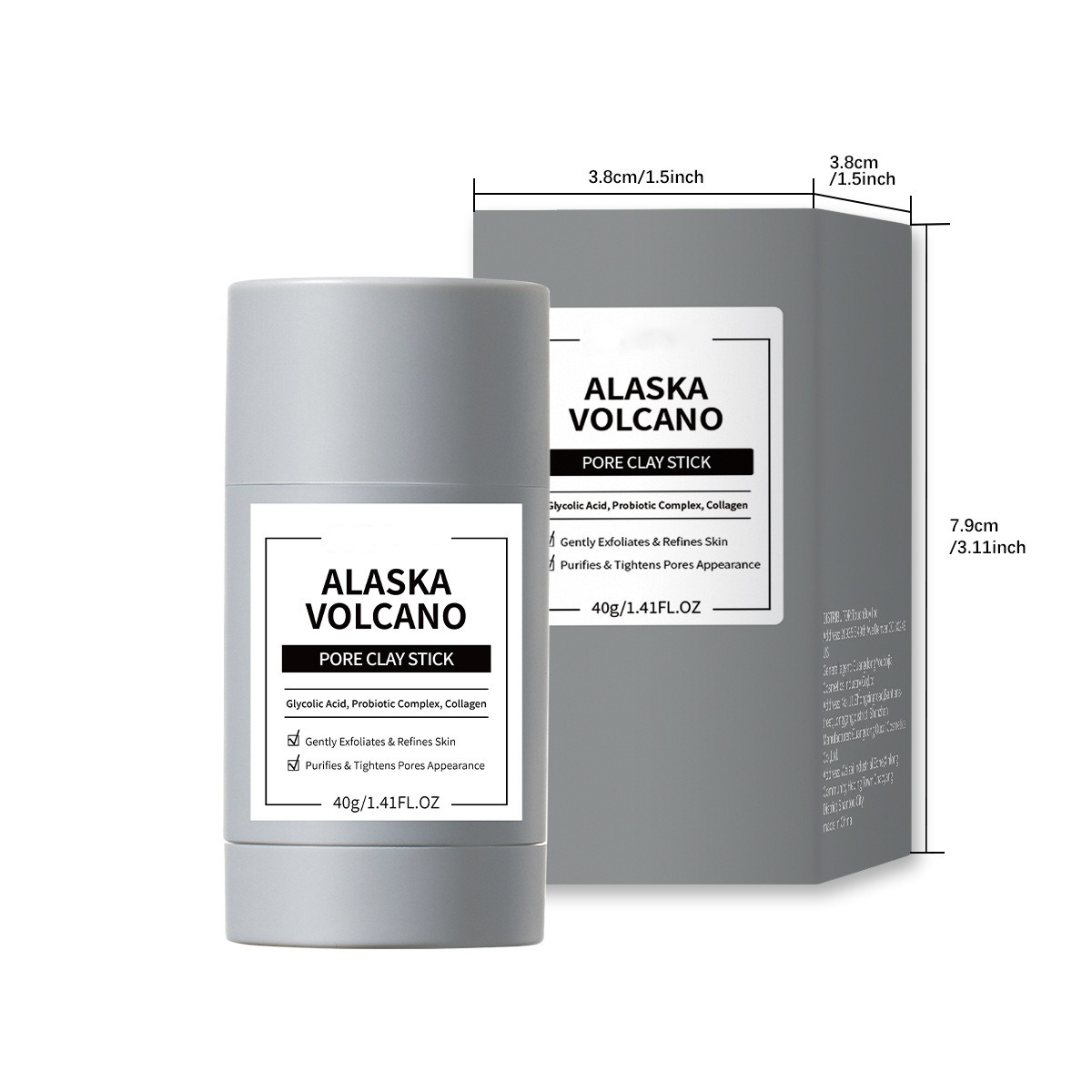 Alaska Volcano Reduce Blackheads Deep Pores Clay Mask