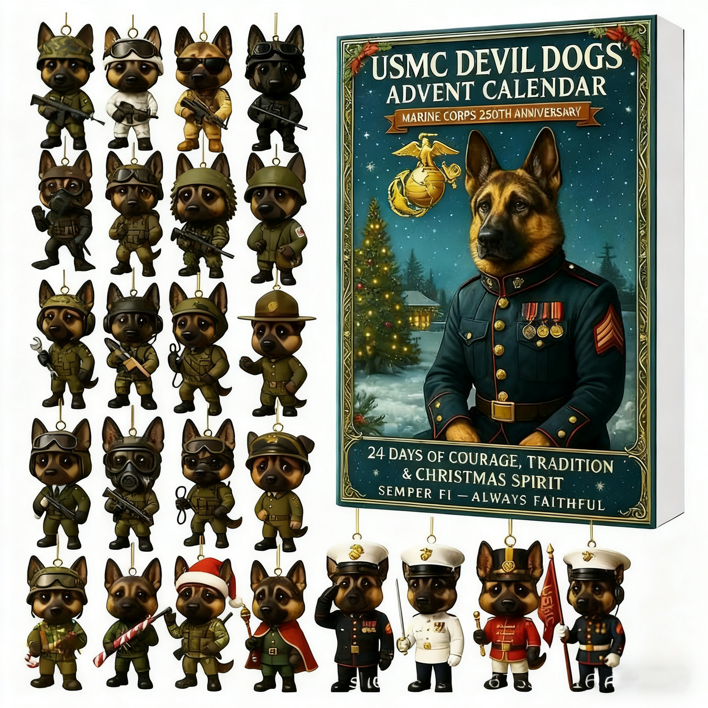 USMC Devil Dog 2025 Advent Calendar 250th Anniversary Edition