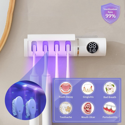 Wall Mounted Toothbrush Holder Sterilizer