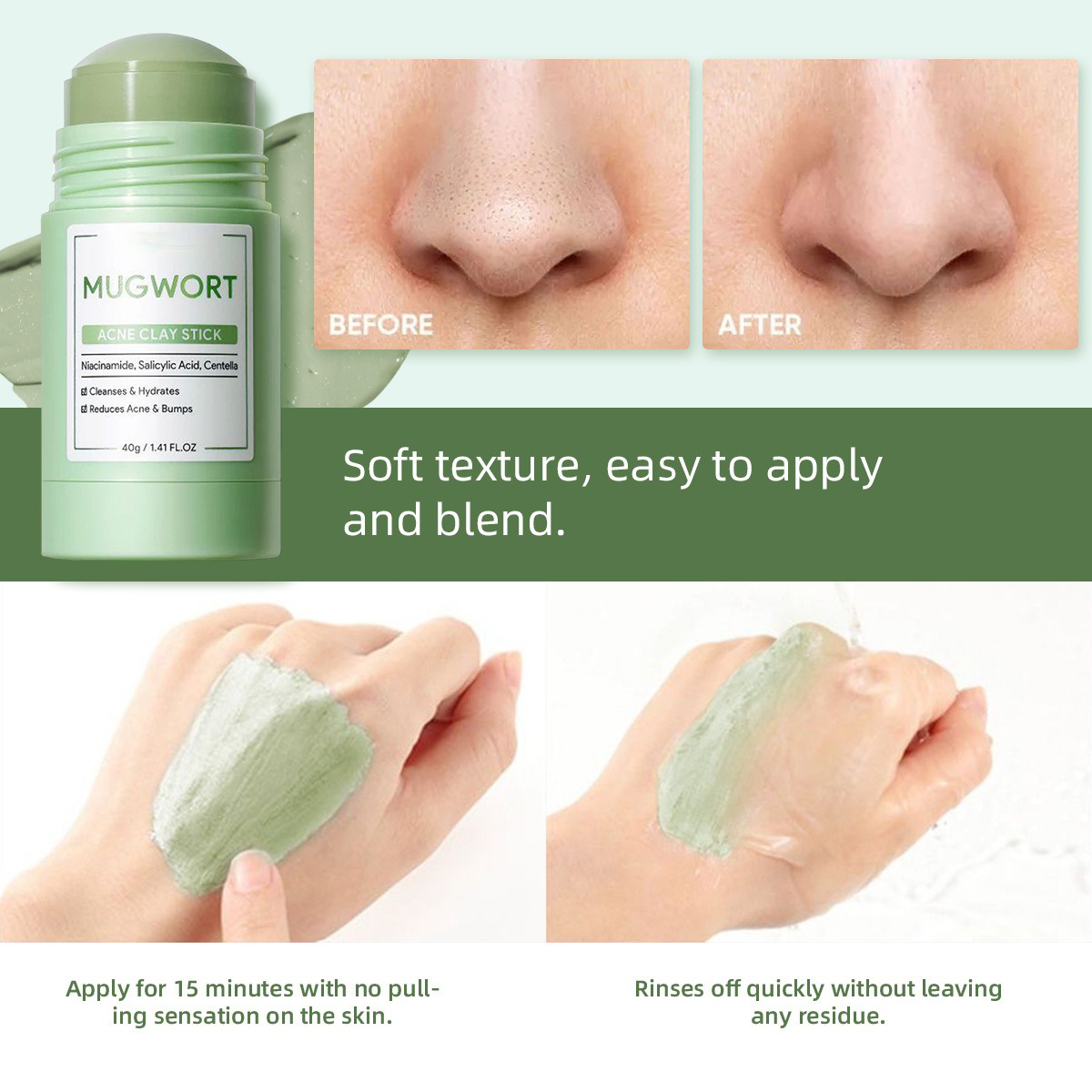 Alaska Volcano Reduce Blackheads Deep Pores Clay Mask