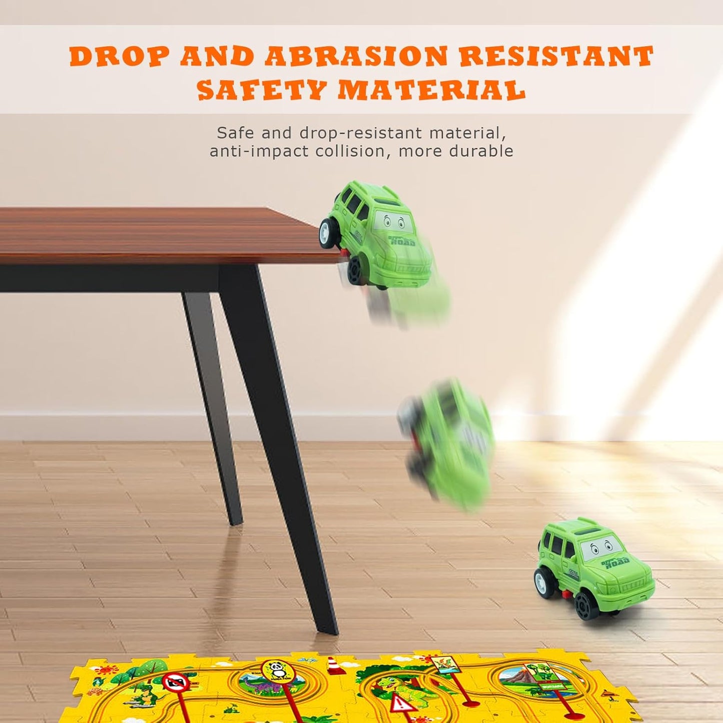 ⏰Historical Lowest Price: Save 56%🦖Kids Car Track Set
