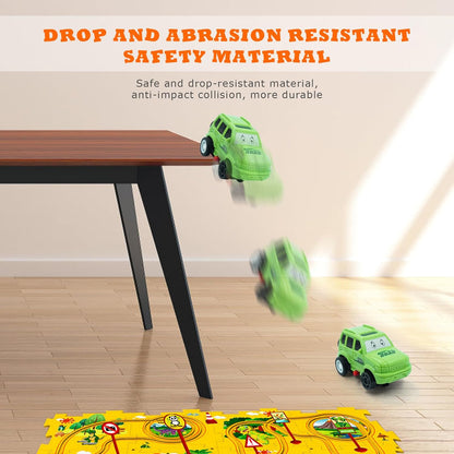 ⏰Historical Lowest Price: Save 56%🦖Kids Car Track Set