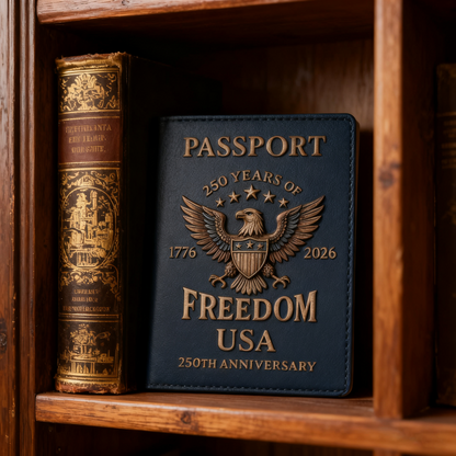 250th Anniversary of Freedom USA Passport Holder