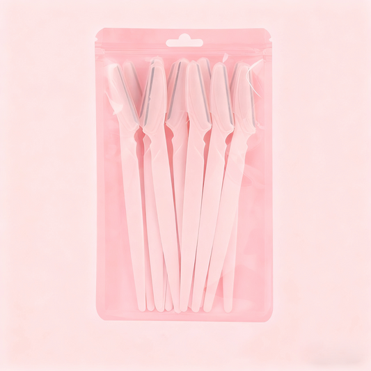 12PCS Eyebrow Trimmer & Face Shaver – Exfoliating Facial Razor With A Hair recognition spray