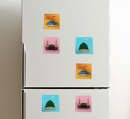 3PCS Mosque Fridge magnets