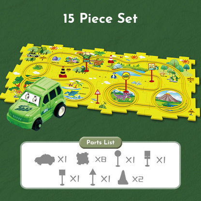 ⏰Historical Lowest Price: Save 56%🦖Kids Car Track Set