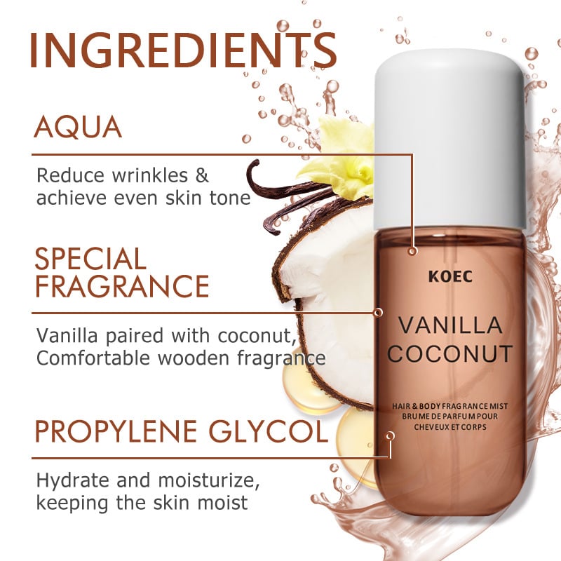 🔥Summer Sale  56%OFF✨Vanilla & Cream Body Mist Duo 🌿