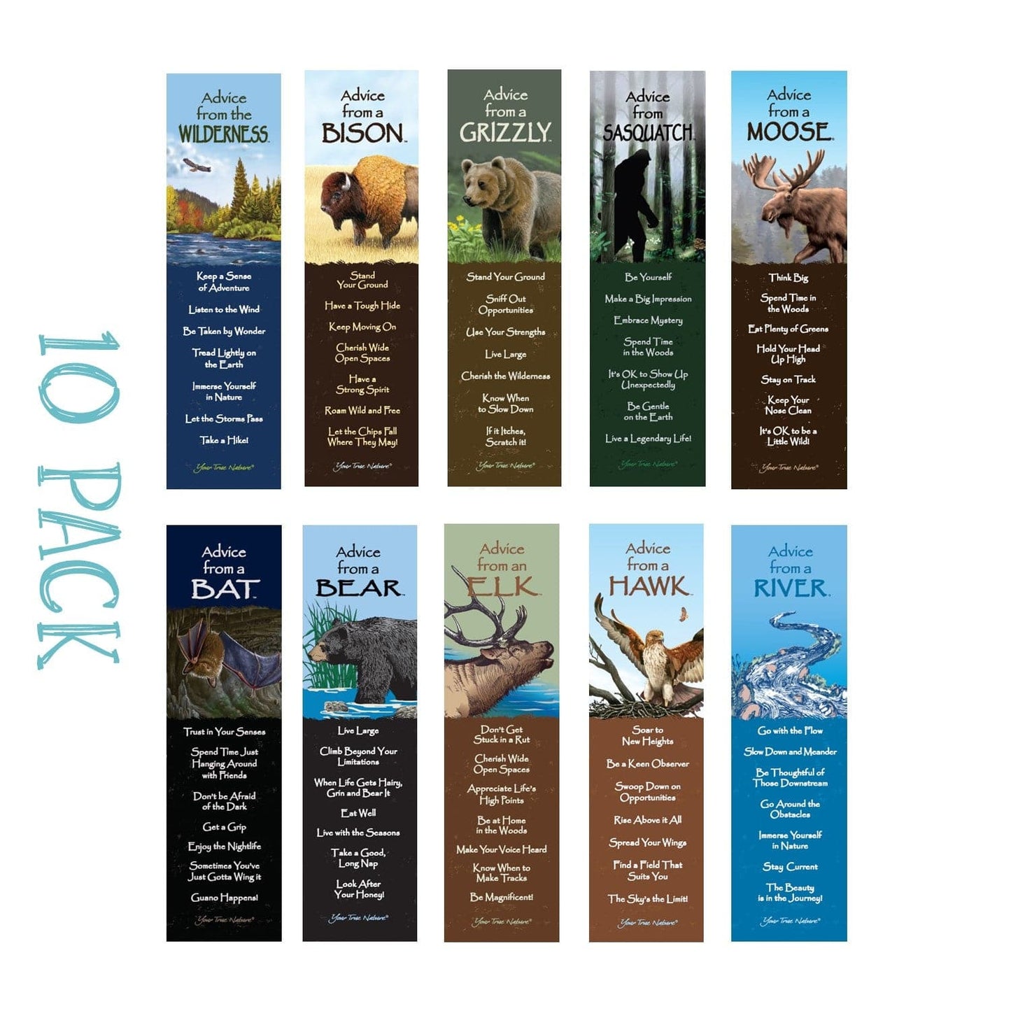 Goin' Wild! - Classic Laminated Bookmark 10 pack