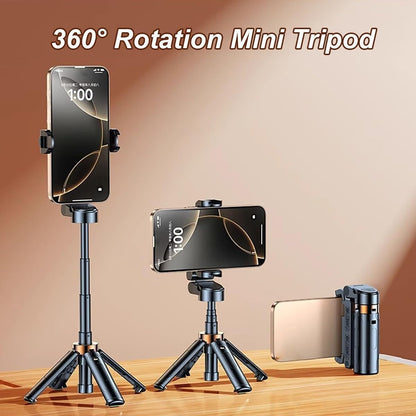 360° Rotation Wireless Remote Mini Tripod