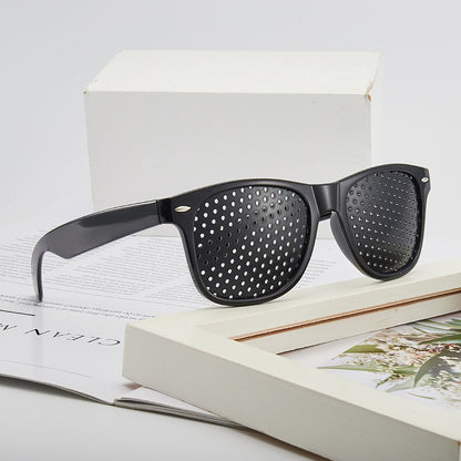 Pin Hole Eye Anti-Fatigue Vision Correction Glasses
