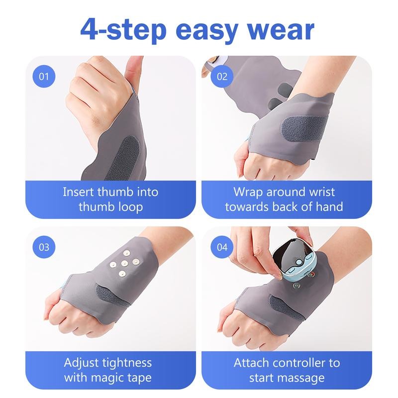 9 Levels Electric Heating Wrist Guard Vibration Massage