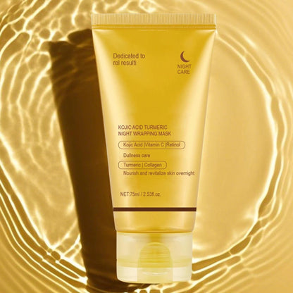 Kojic Acid Turmeric Collagen Overnight Mask With A Brush Free