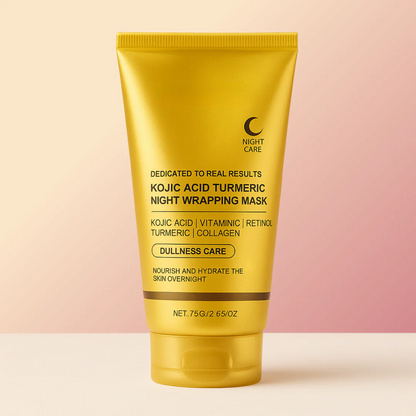 Kojic Acid Turmeric Collagen Overnight Mask With A Brush Free