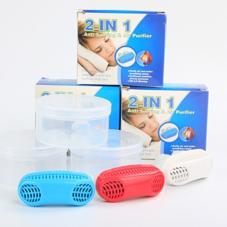 Anti Snoring Air Purifier 2 in 1 Sleeping Aid Reliever Snoring Device
