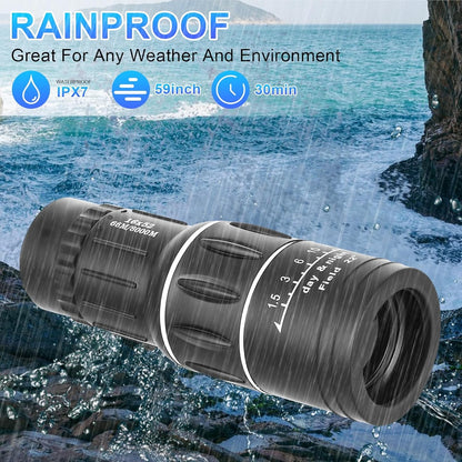 16x52 Monocular Telescope with BAK4 Prisms & FMC Lens