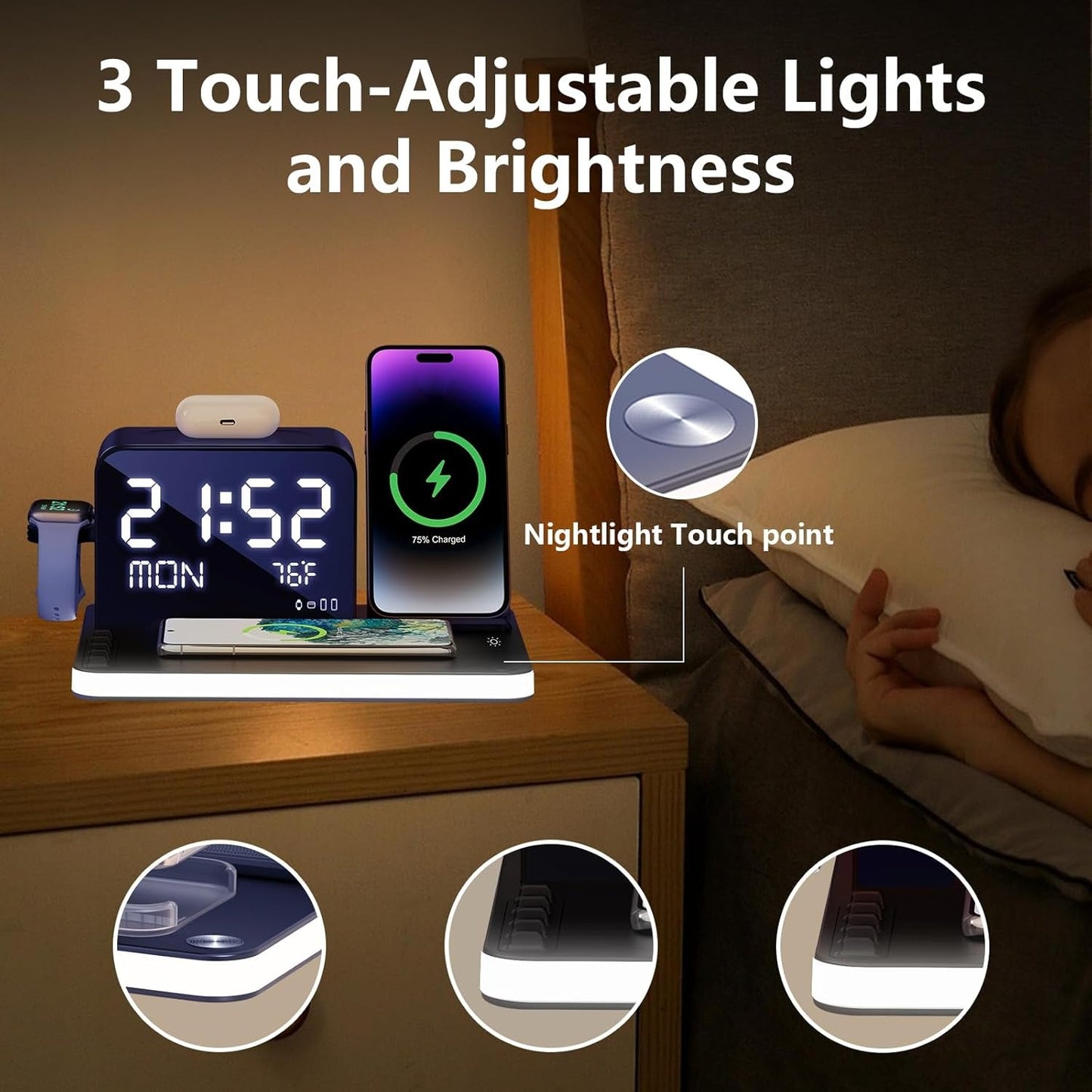 7 in 1 Wireless Charging Station for Multiple Devices