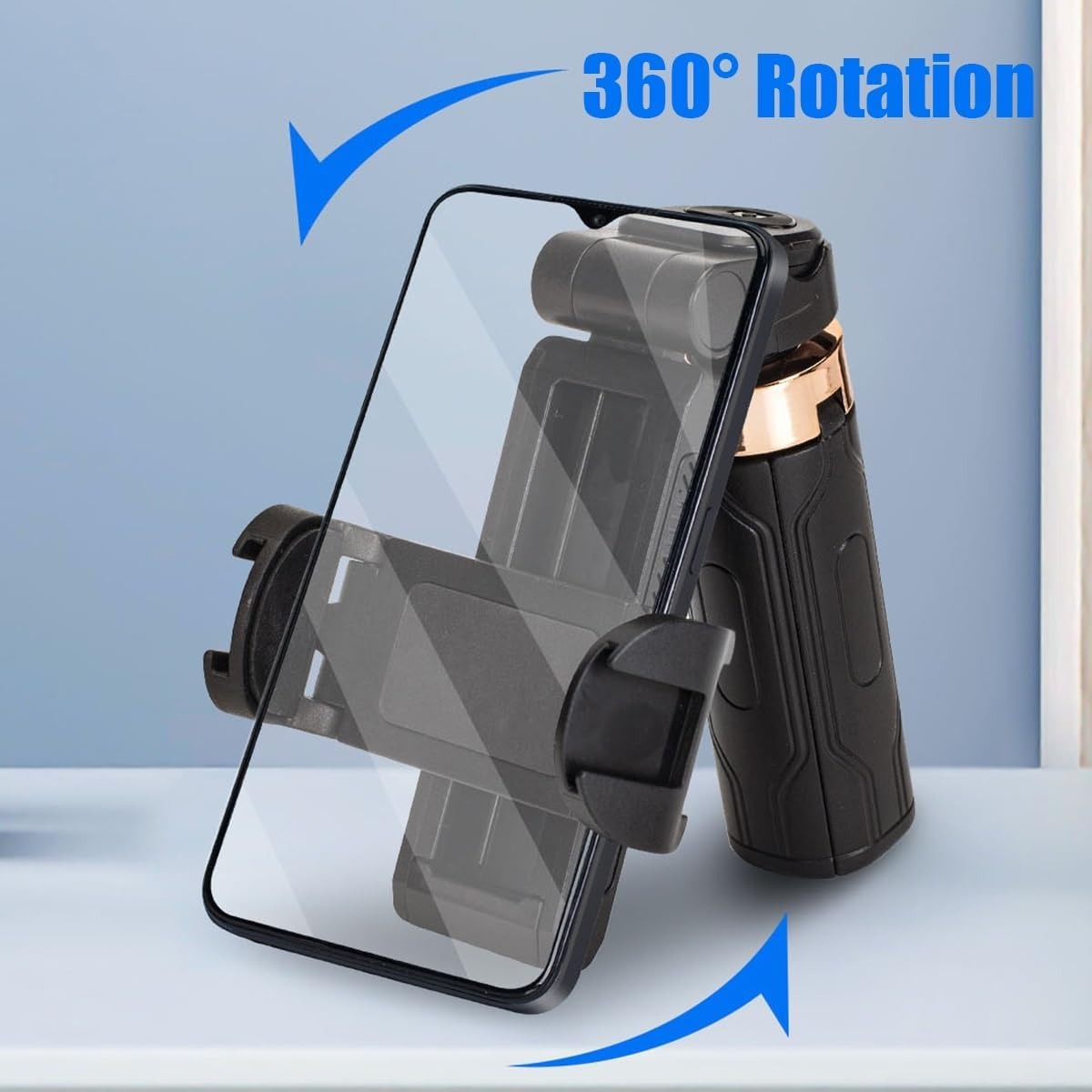 360° Rotation Wireless Remote Mini Tripod