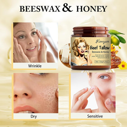 Beef Tallow and Honey Balm