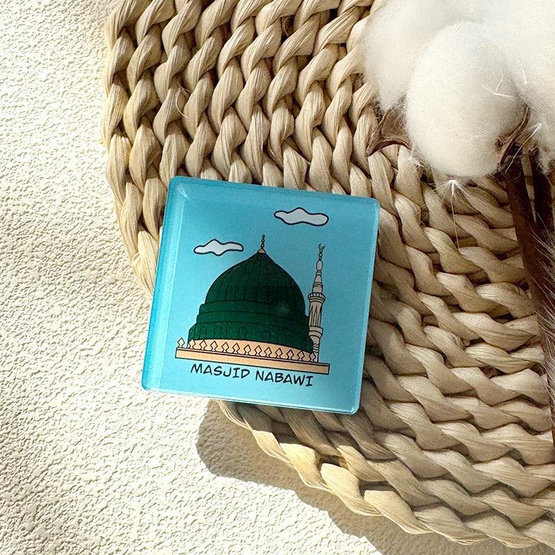 3PCS Mosque Fridge magnets