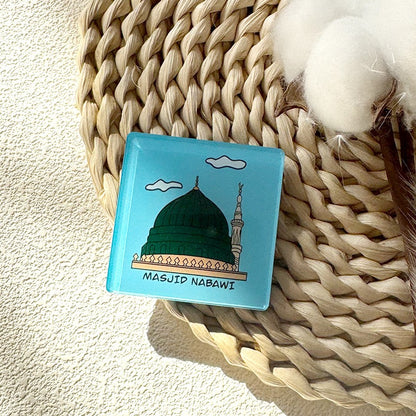3PCS Mosque Fridge magnets