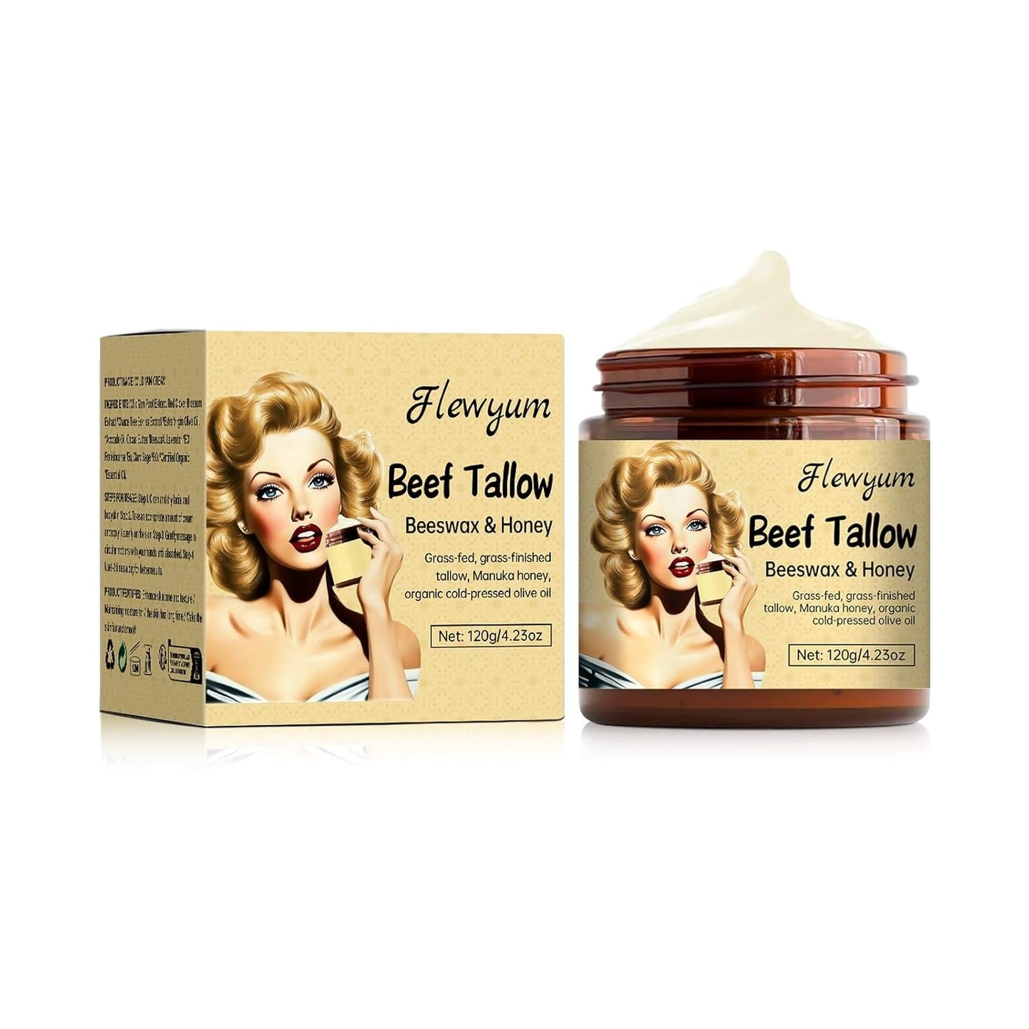 Beef Tallow and Honey Balm