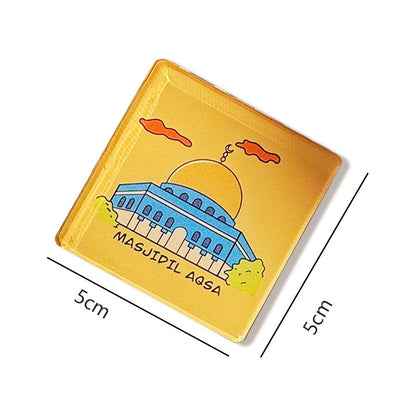 3PCS Mosque Fridge magnets