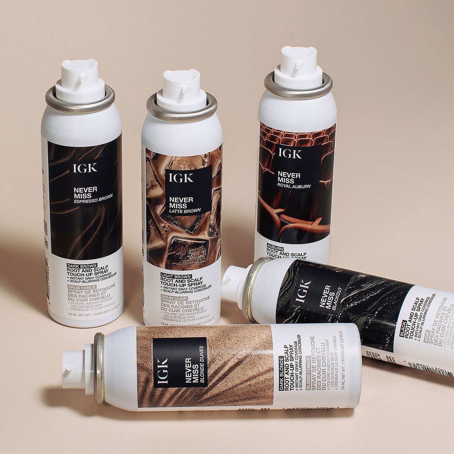 NEVER MISS Root & Scalp Touch-Up Spray