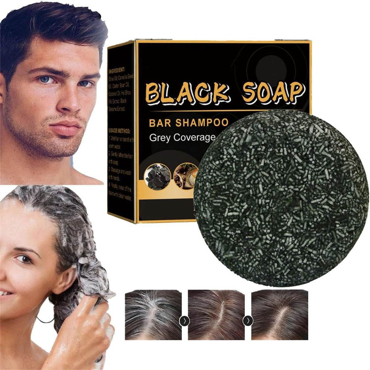 Black Hair Soap