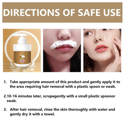 Coconut Facial Hair Removal Cream