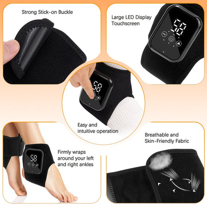 Foot and Ankle Massager with Heating and Vibration