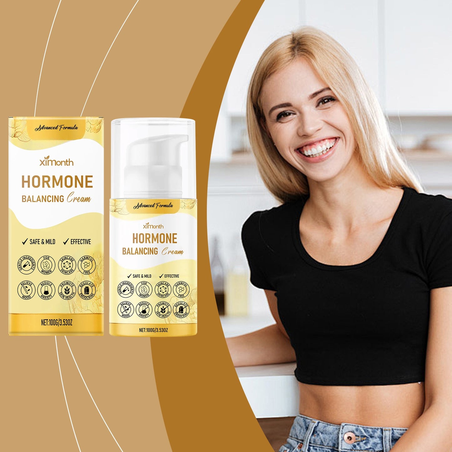 Women's body care cream