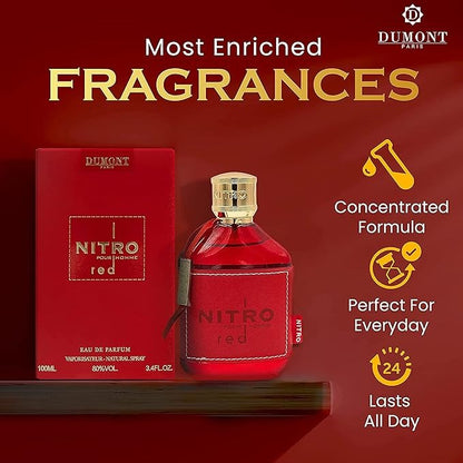 Dumont Nitro Red For Men Parfum Spray