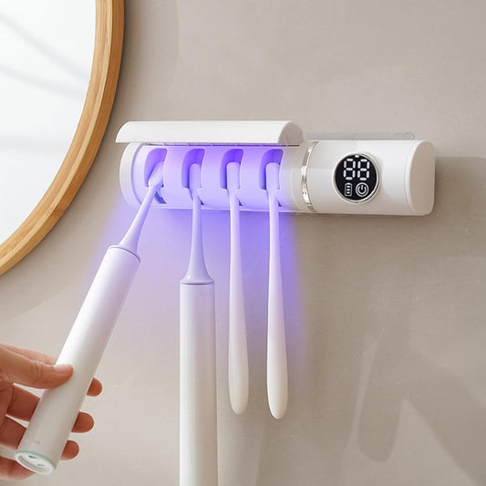 Wall Mounted Toothbrush Holder Sterilizer