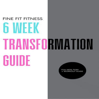 6-Week Body Transformation Guide Book – Meal Plan & Exercise Log