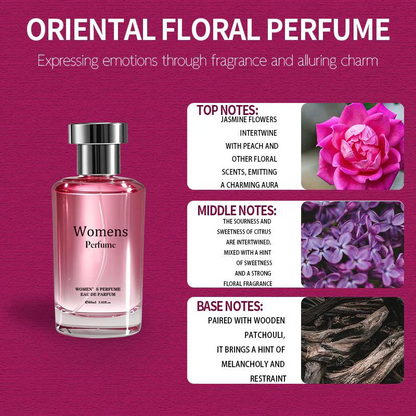 Women's Long Lasting Floral Fruity Perfume with Jasmine, Mandarin & Amber- 50ml