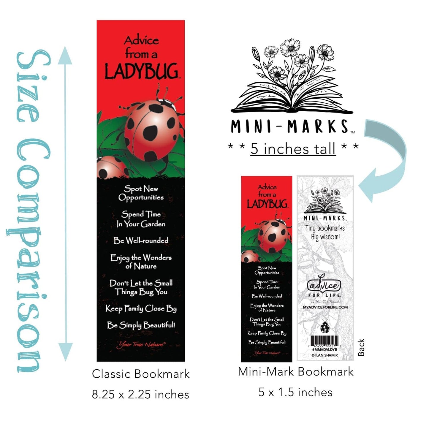 Home Friends - Card and Mini-Mark Gift set (6 matching cards and mini-bookmarks)