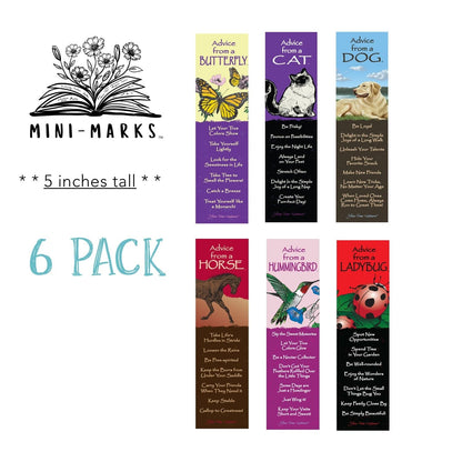 Home Friends - Card and Mini-Mark Gift set (6 matching cards and mini-bookmarks)