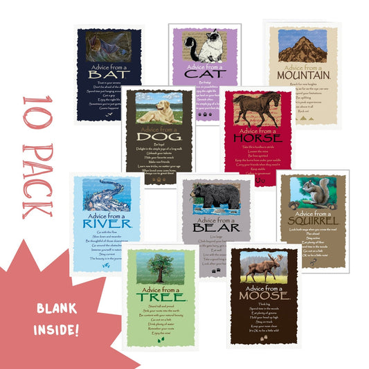 Original Advice Set - 10 Greeting Card Set